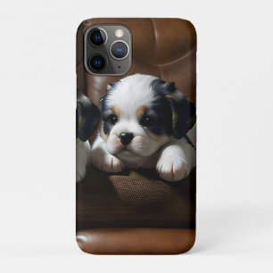 Super Cute Puppies on the Couch 1 Case-Mate iPhone Case