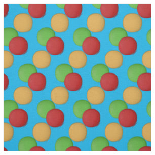 Super Cute Red Yellow Green Blue Pattern Fabric