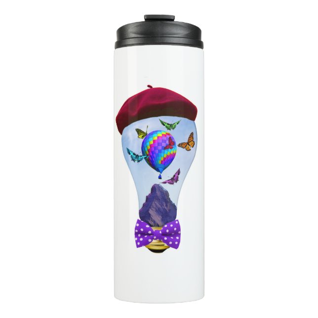 Super Cute Surreal Fantasy Thermal Tumbler (Front)