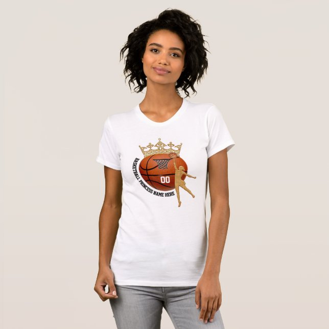 Super Cute Women's and Girls Basketball Shirts (Front Full)