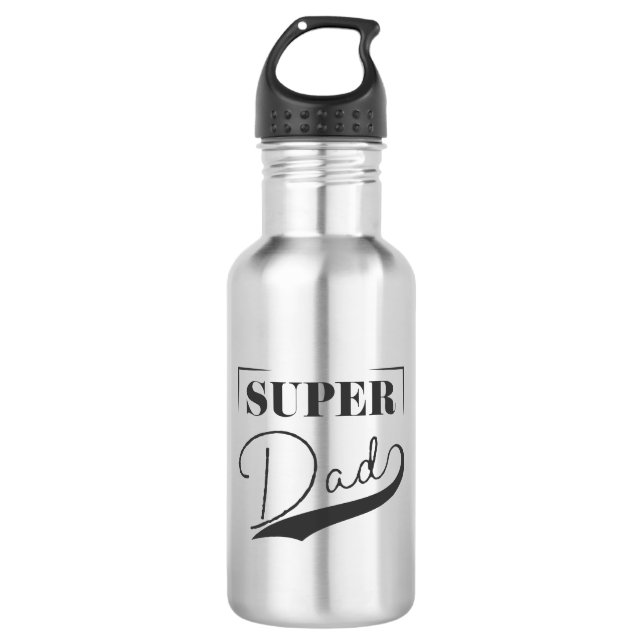 Super Dad 710 Ml Water Bottle (Front)