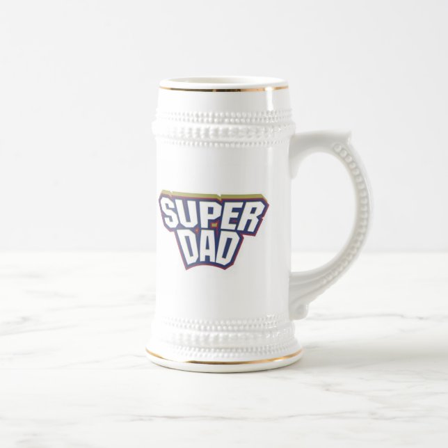 SUPER DAD BEER STEIN (Right)