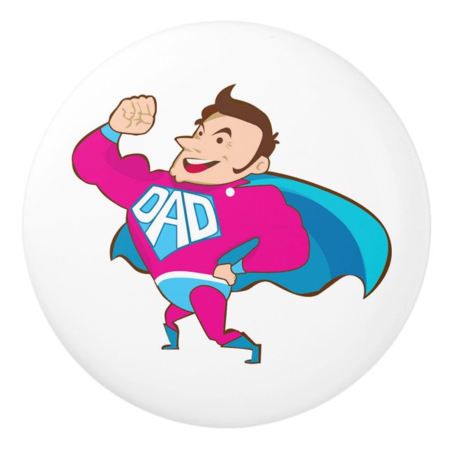 SUPER DAD CERAMIC KNOB (Front)