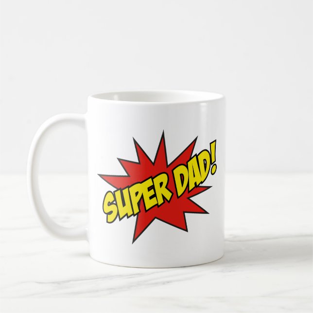 Super Dad! Coffee Mug (Left)