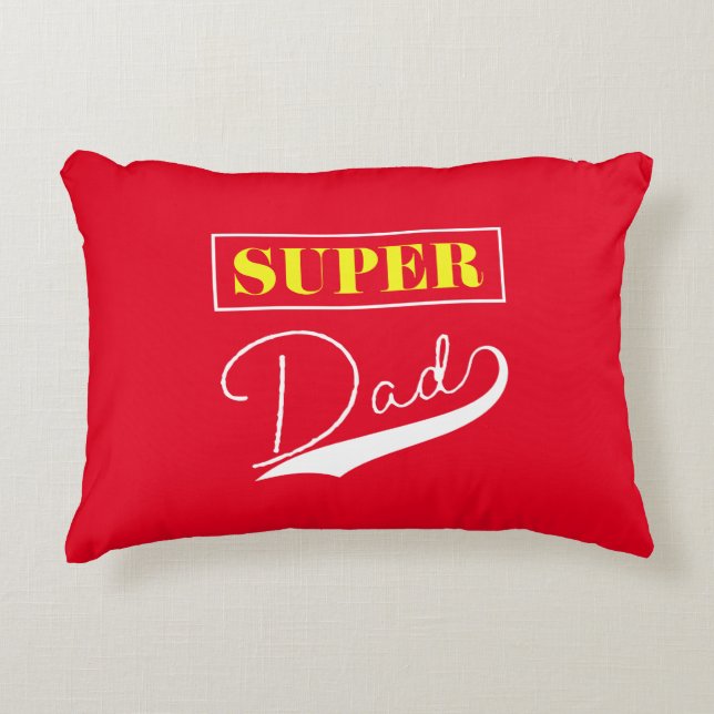 Super Dad  Decorative Cushion (Front)