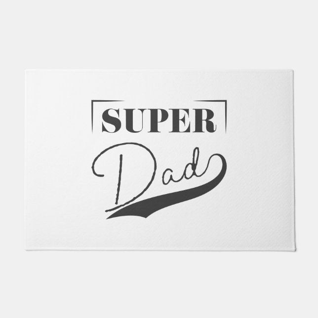 Super Dad Doormat (Front)