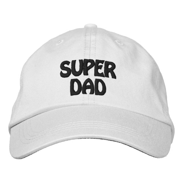 Super dad embroidered hat (Front)
