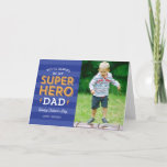 Super Dad Father's Day Photo Card<br><div class="desc">All photography is displayed as a sample only and is not for resale. This product is only intended to be purchased once sample photos are replaced with your own images.</div>