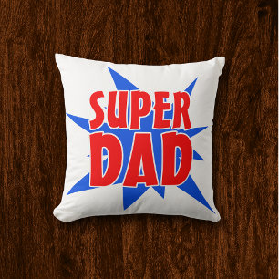 Super Dad Father's Day Pillow
