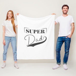 Super Dad Fleece Blanket