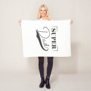Super Dad Fleece Blanket