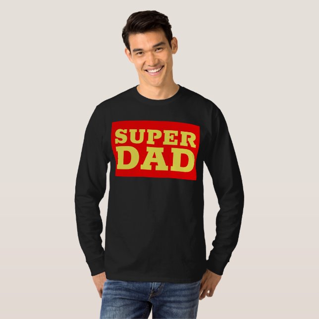 SUPER DAD FUNNY T-SHIRTS (Front Full)