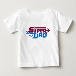 Super Dad Gamer Gift – Cute Retro Baby T-Shirt