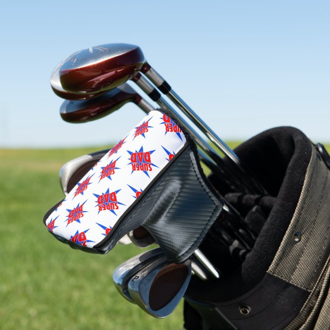 Super Dad Golf Head Cover (In Situ)