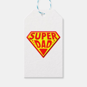 Super Dad - Happy Fathers Day Gift Tags
