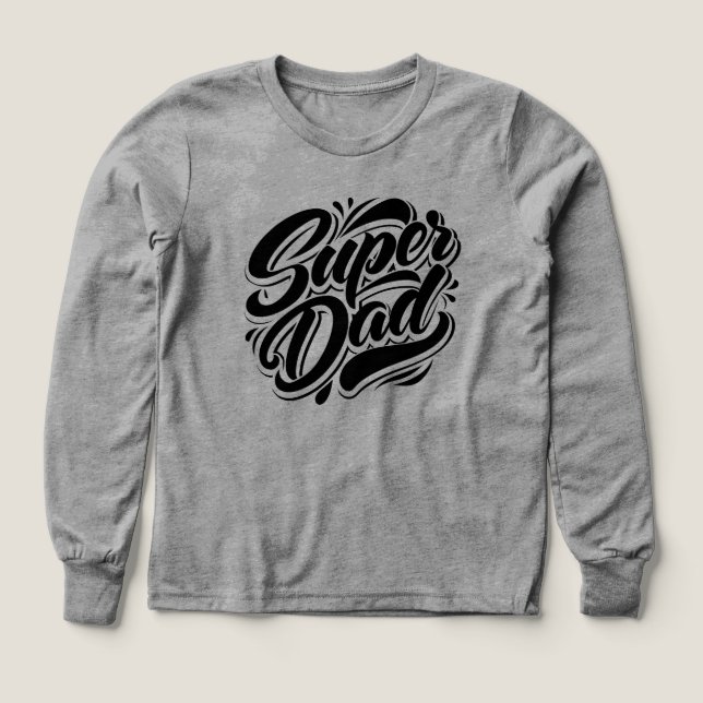Super Dad Hero Typography Design-67888 Hoodie (Design Front)