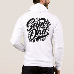 Super Dad Hero Typography Design-67888 Hoodie