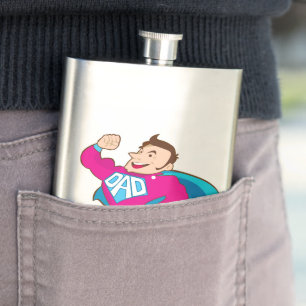 SUPER DAD HIP FLASK