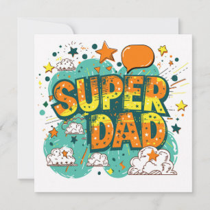 Super Dad Holiday Card