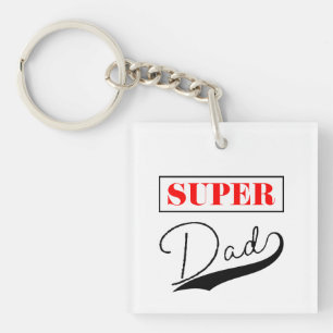 Super Dad  Key Ring