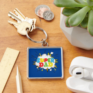 SUPER DAD KEY RING