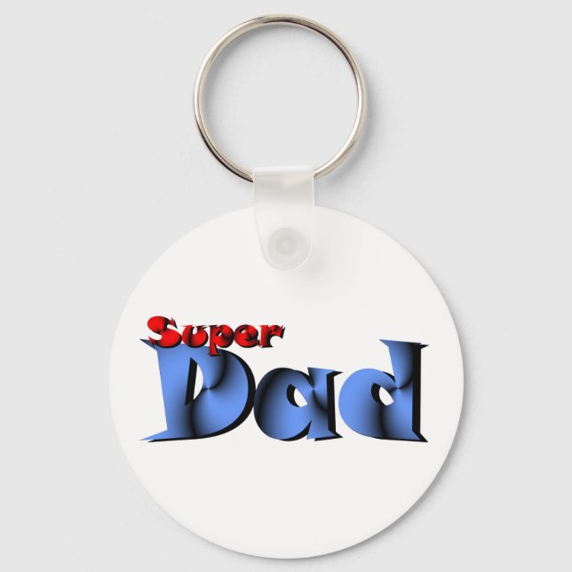 Super Dad Keychain (Front)