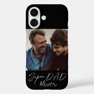  Super DAD Modern Script 1 Photo  iPhone 16 Case