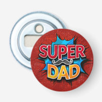 Super Dad Moustache Modern Grunge