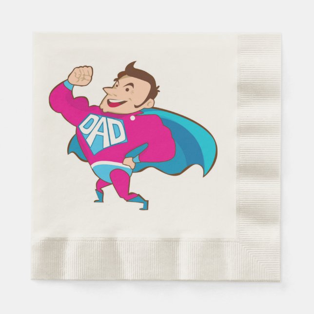 SUPER DAD NAPKIN (Front)