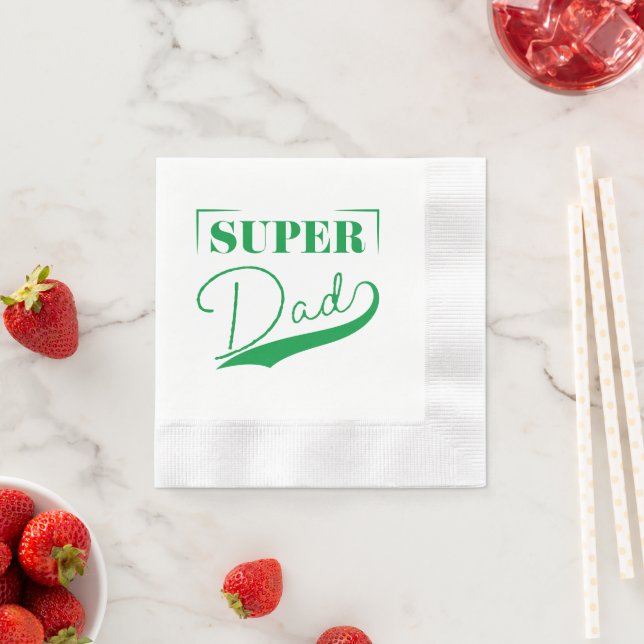 Super Dad Napkin (Insitu)