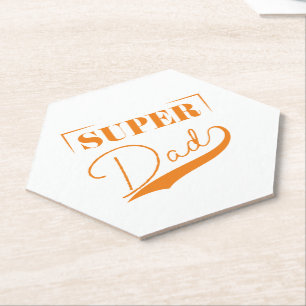Super Dad Paper Coaster