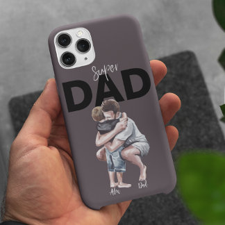 Super Dad Personalised Unique Fathers Day Gift iPhone 13 Pro Max Case