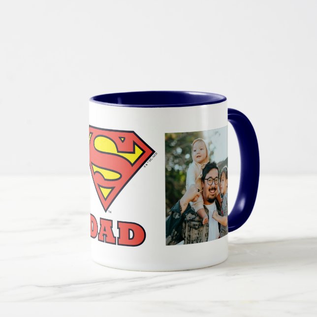 Super Dad Photo Template Mug (Front Right)