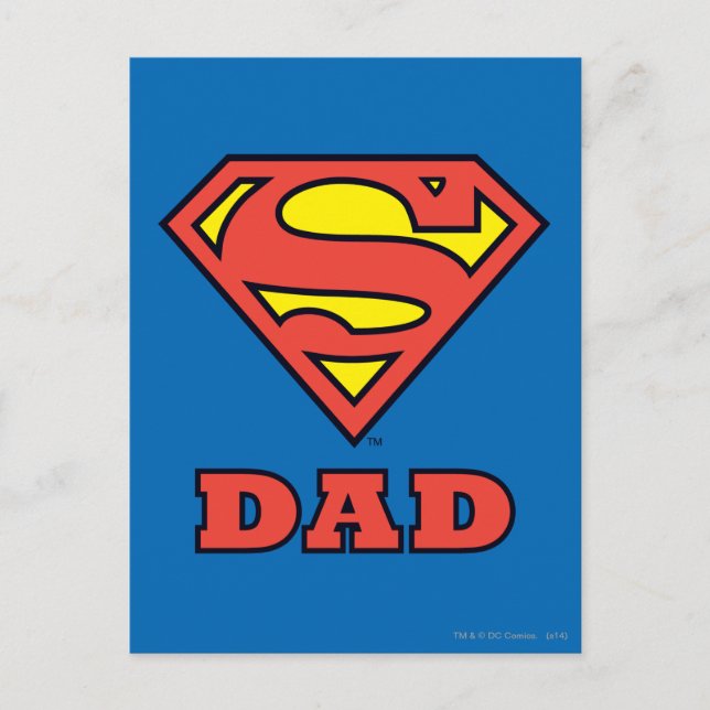 Super Dad Postcard (Front)