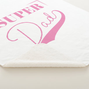 Super Dad Sherpa Blanket