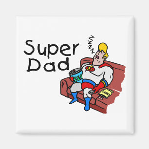 Super Dad (Sleeping) Magnet