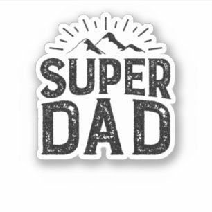 Super Dad Sticker