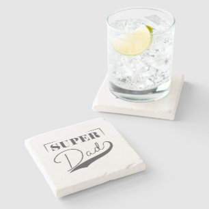 Super Dad Stone Coaster