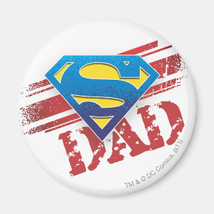 Super Dad Stripes Magnet