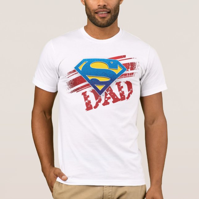 Super Dad Stripes T-Shirt (Front)