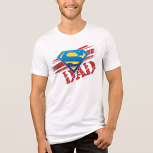 Super Dad Stripes Tri-Blend Shirt