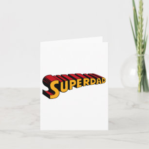 Super Dad Superdad Funny Superhero Dad Card
