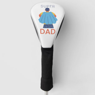 Super Dad Superhero Cape Golf Head Cover