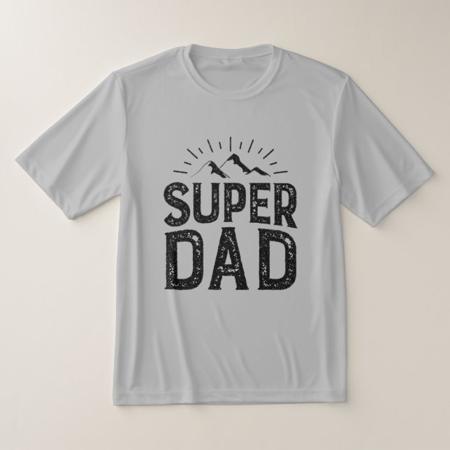 super dad  T-Shirt (Laydown)
