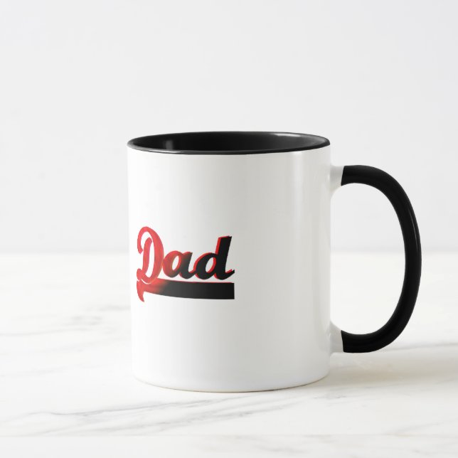super dad top gun father's day gift idea mug (Right)