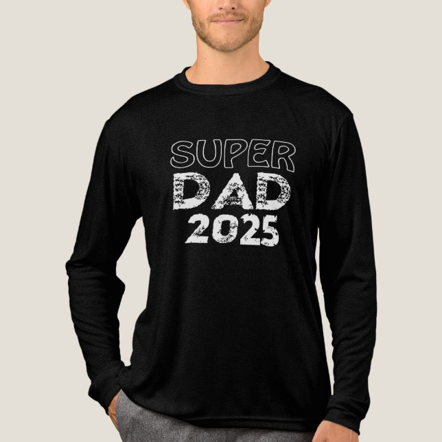 super dad Tri-Blend shirt (Front)