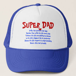 SUPER DAD TRUCKER HAT