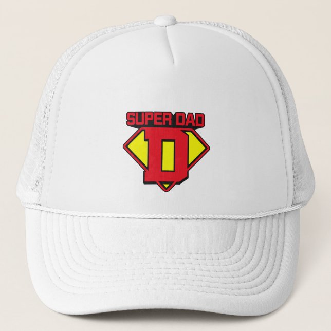 Super Dad 🦸‍♂️💪 Trucker Hat (Front)