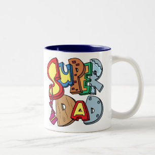 Super Dad Two-Tone Coffee Mug