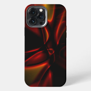 Super dark red weird pieces in silky to misty tone iPhone 13 pro max case